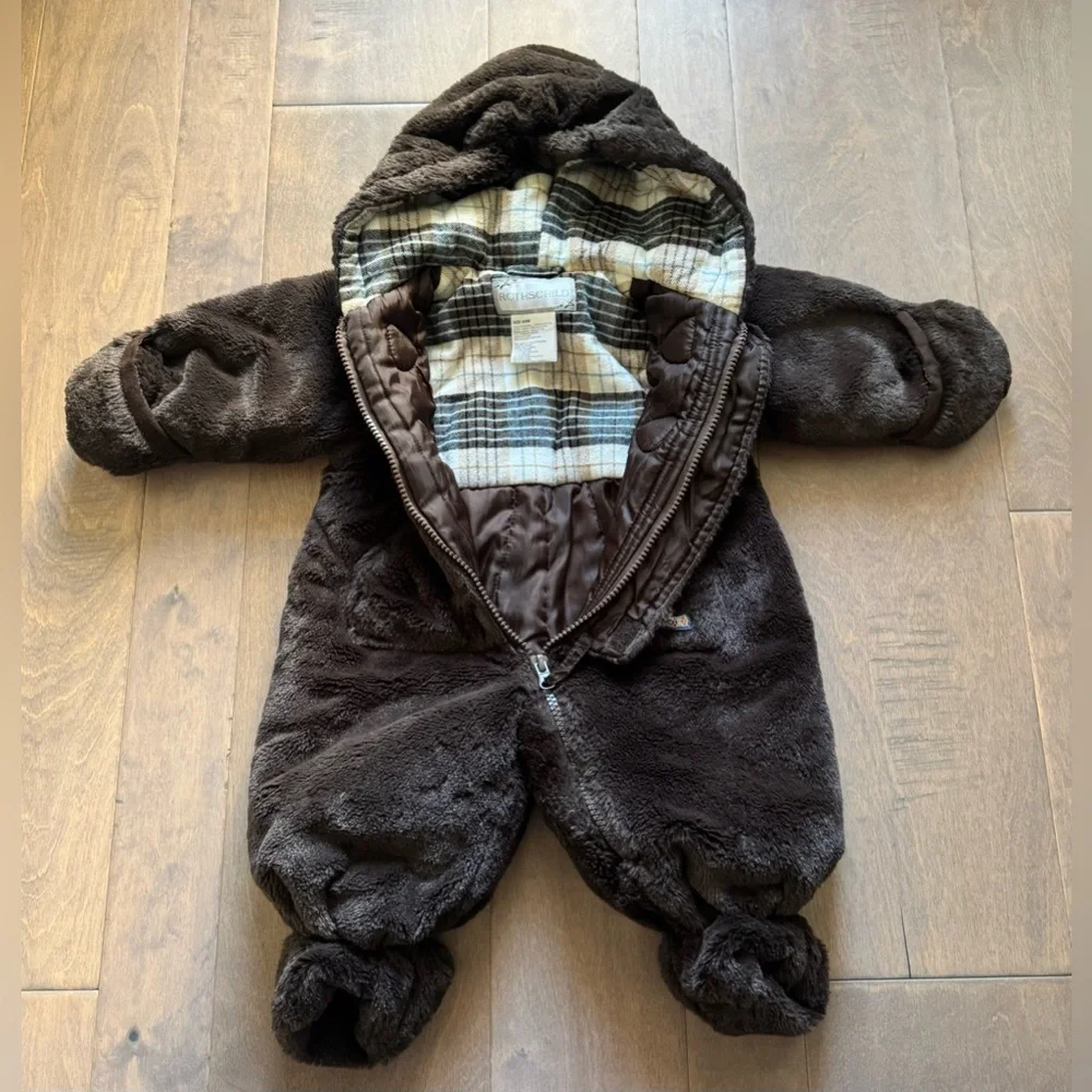 Rothschild Baby Long Sleeve Pram-Cocoa Brown